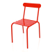 3d model Dining chair (Red) - preview