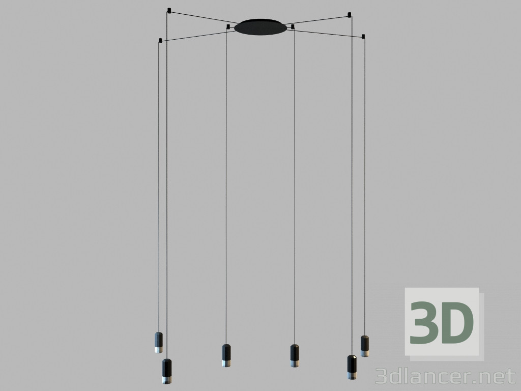 3D Modell 0355 Hängelampe - Vorschau