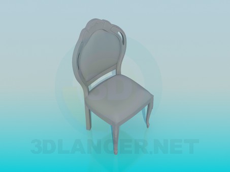 modello 3D Sedia - anteprima