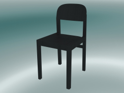 Silla de taller (negro)