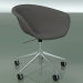 3d model Chair 4239 (5 wheels, swivel, with upholstery f-1221-c0134) - preview