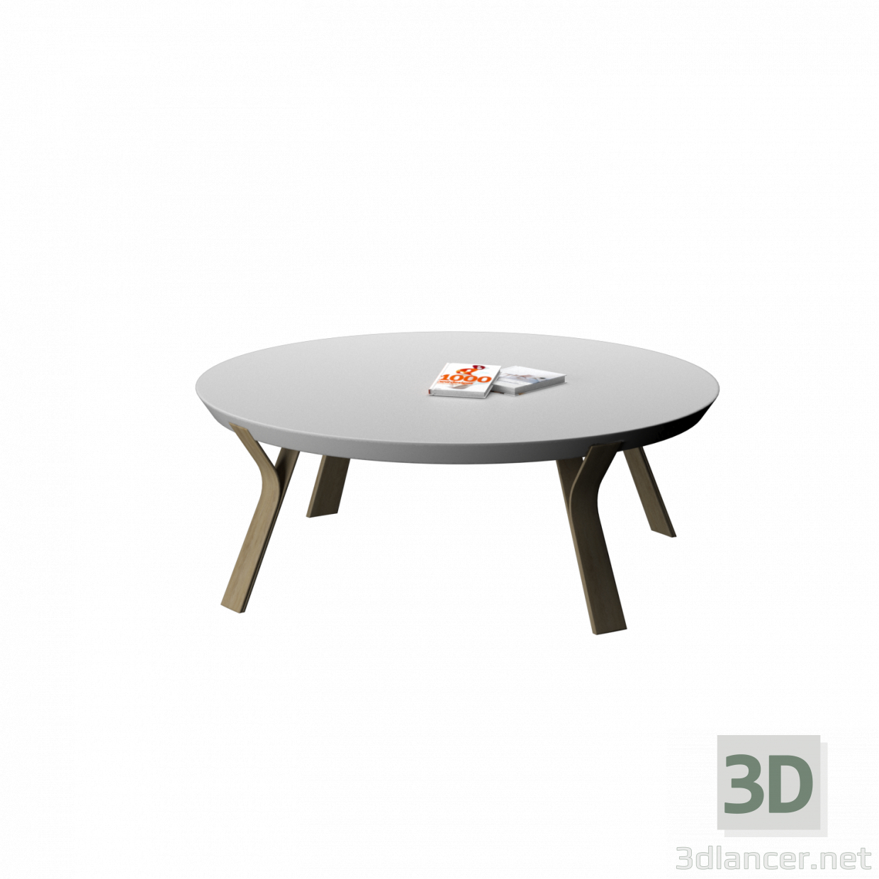 Solider Couchtisch 3D-Modell kaufen - Rendern