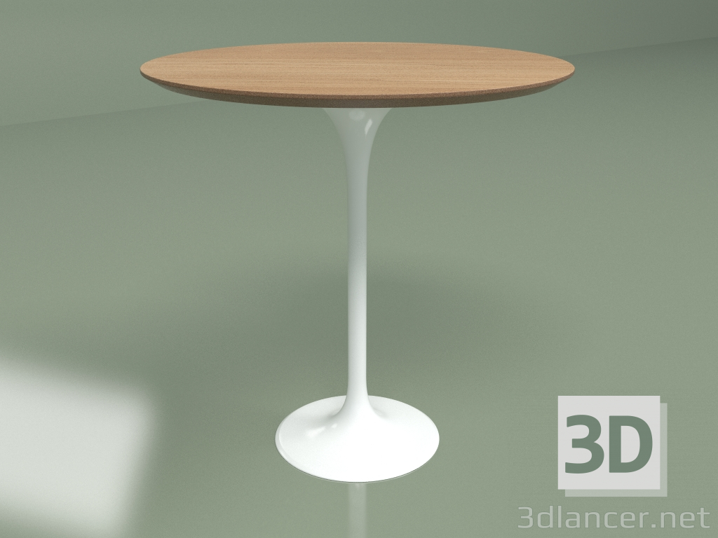 3d model Mesa de centro de madera de tulipán - vista previa