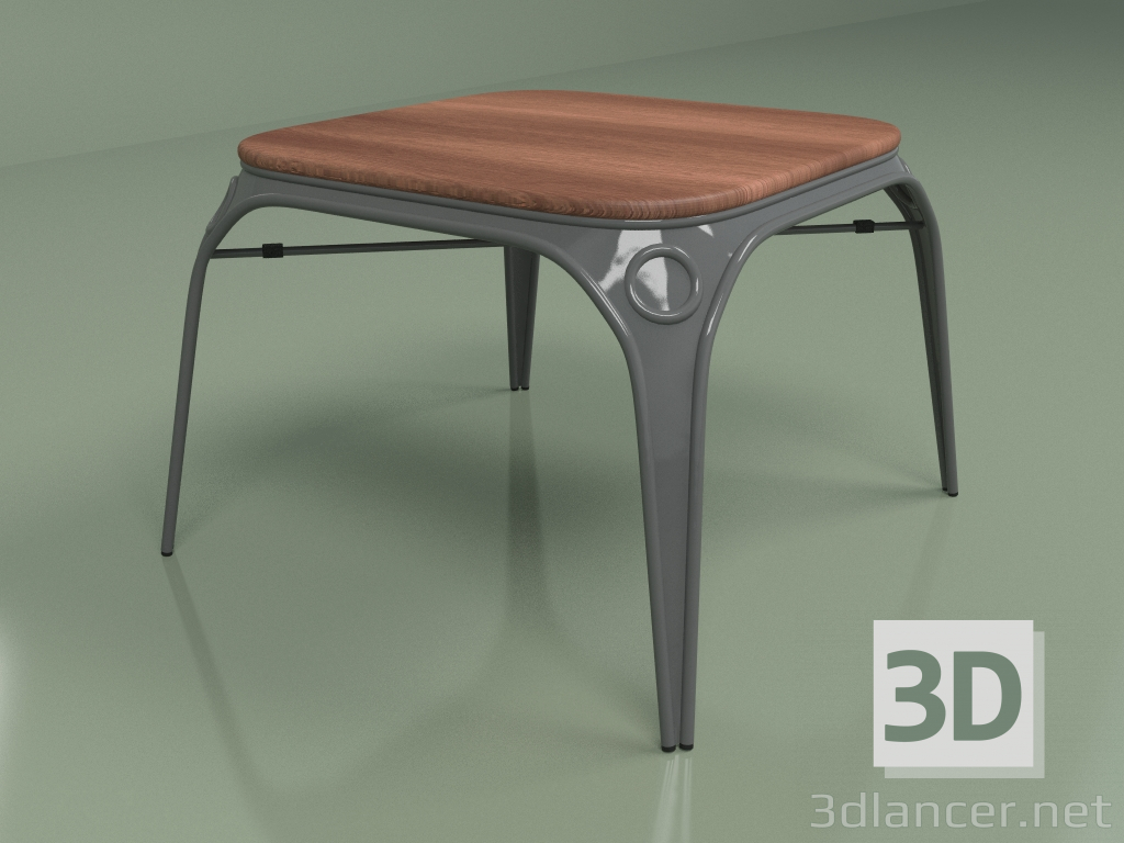 Modelo 3d Mesa de centro Louix (cinza claro) - preview