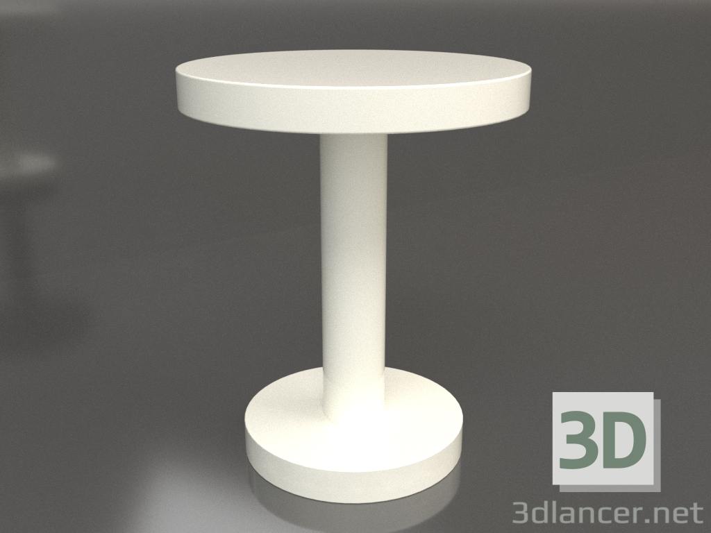 3d model Coffee table JT 023 (D=450x550, white plastic color) - preview