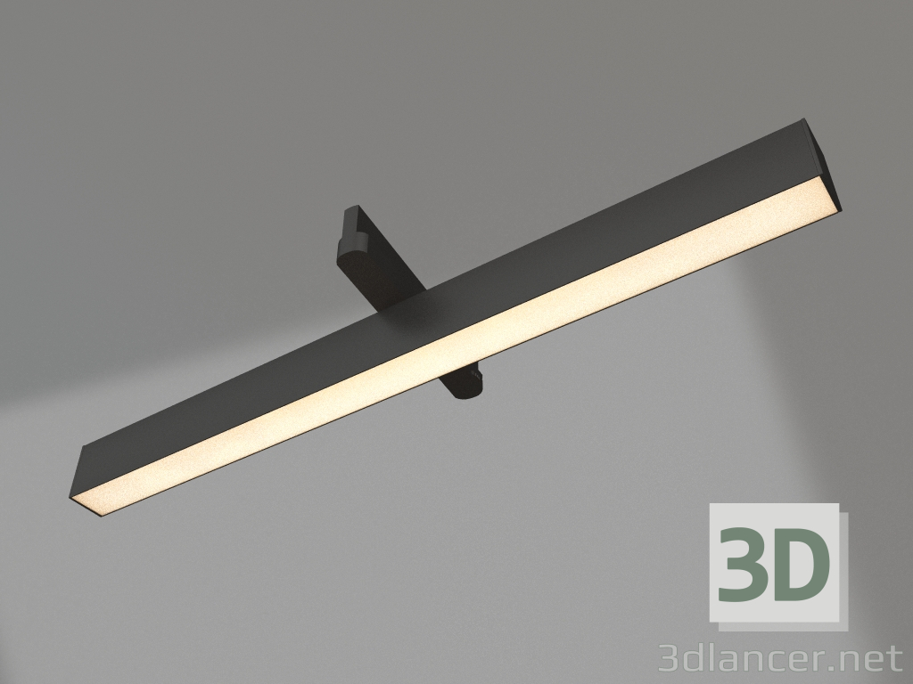 3d model Lamp LGD-FLAT-4TR-S605-25W Warm3000 (BK, 100°, 230V) - preview