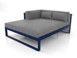 Sofá modular XL, seção 2 esquerda (azul noturno)