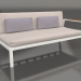 3d model Sofa module, section 1 right (Agate gray) - preview