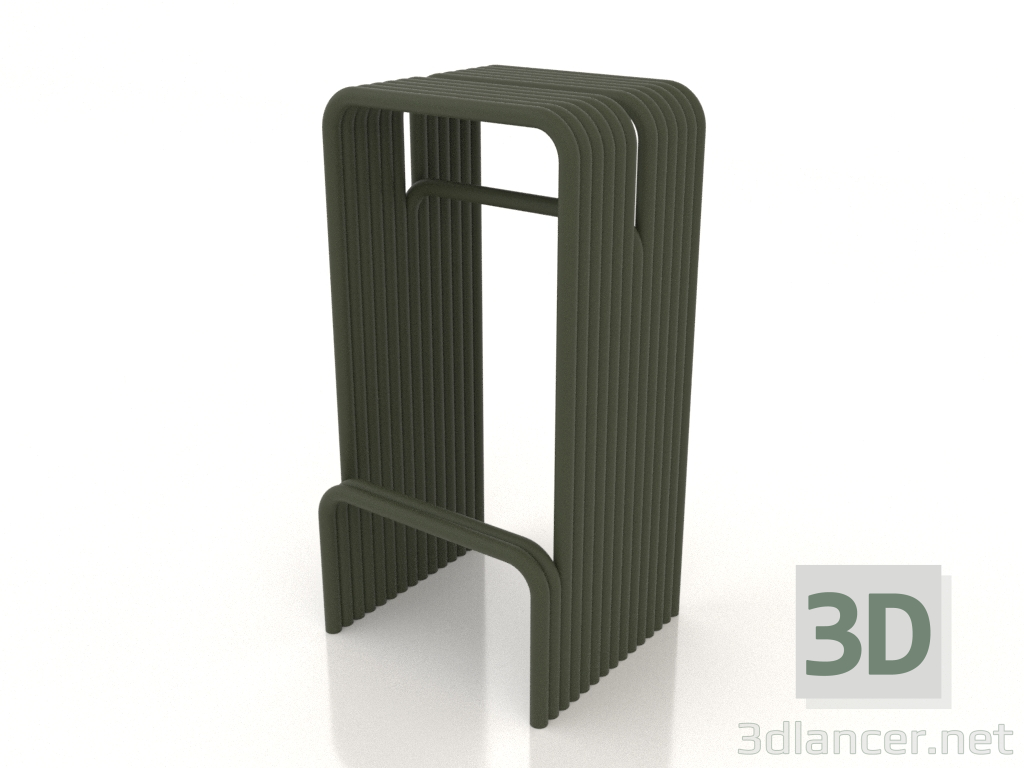 Modelo 3d Banco de bar (verde) - preview