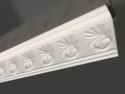 Plaster plaster ceiling cornice KL 014 (195x58x1200)