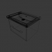 3d model Hanging sink - preview