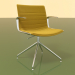 3d model Chair 6200 (4 legs, swivel, with armrests, LU1, with padding) - preview