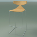 3d model Stackable bar stool 3704 (Natural oak, CRO) - preview