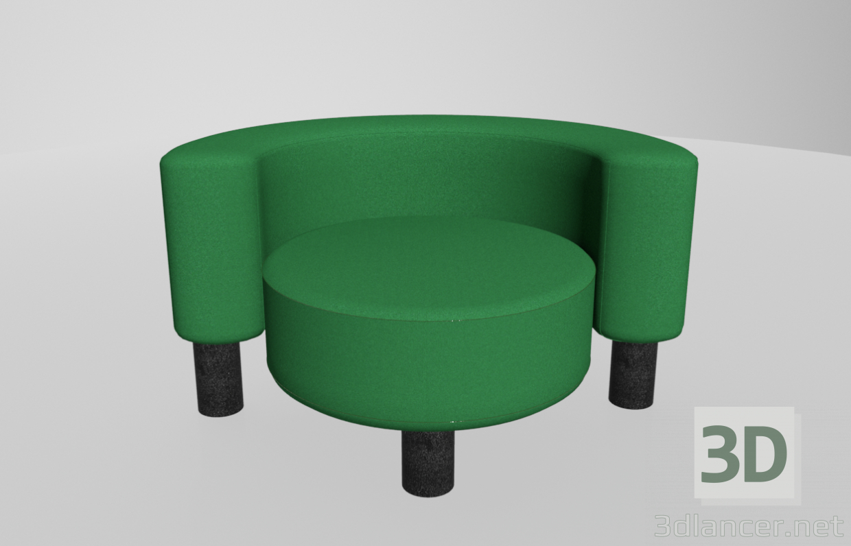 modèle 3D de Fauteuil acheter - rendu