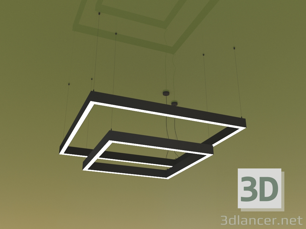 modèle 3D Luminaire KVADRATO DUO (1145 mm) - preview