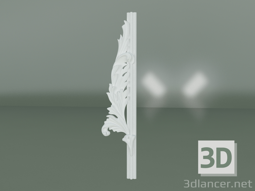 3d model Stucco decoration element ED103 - preview