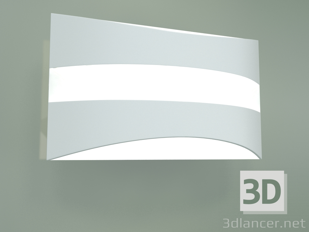 3D modeli Sanford 40144-1 LED duvar lambası (beyaz) - önizleme