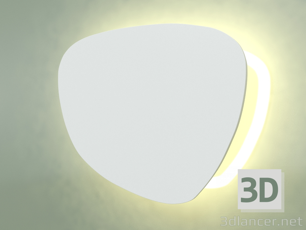 modello 3D Lampada da parete RWLB103 5W WH 3000K - anteprima