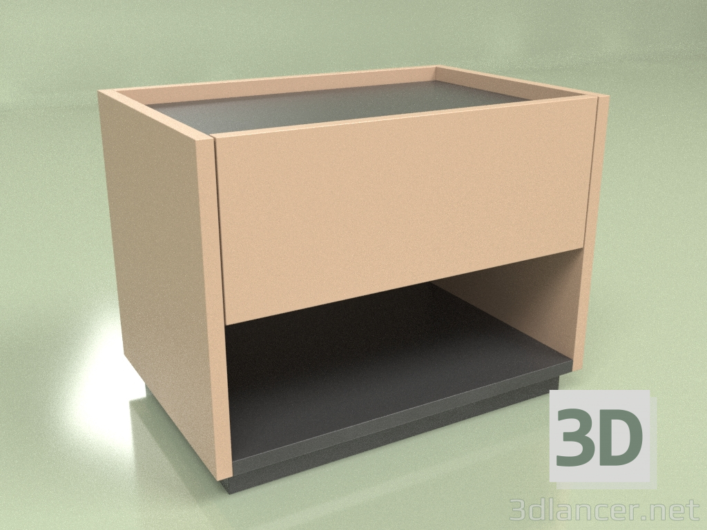 modello 3D Comodino Edge NS (4) - anteprima