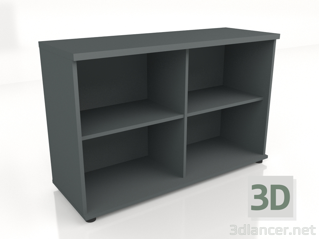 3d модель Книжный шкаф Standard A2506 (1200x432x777) – превью