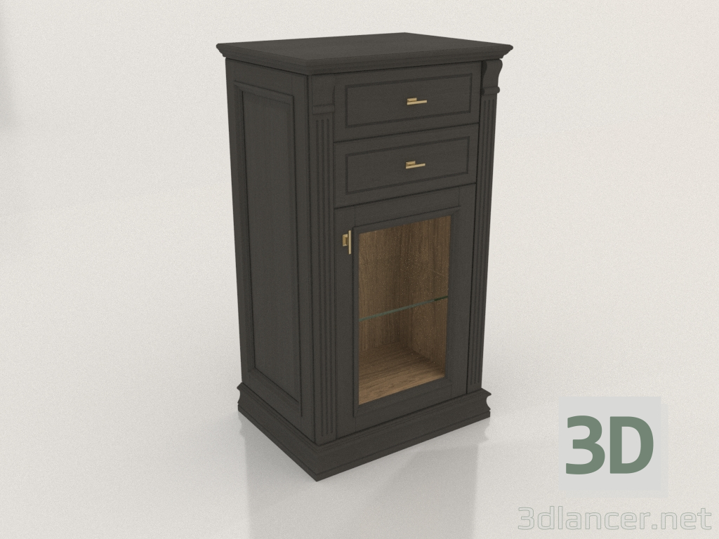 modèle 3D Commode petite (gothique) - preview