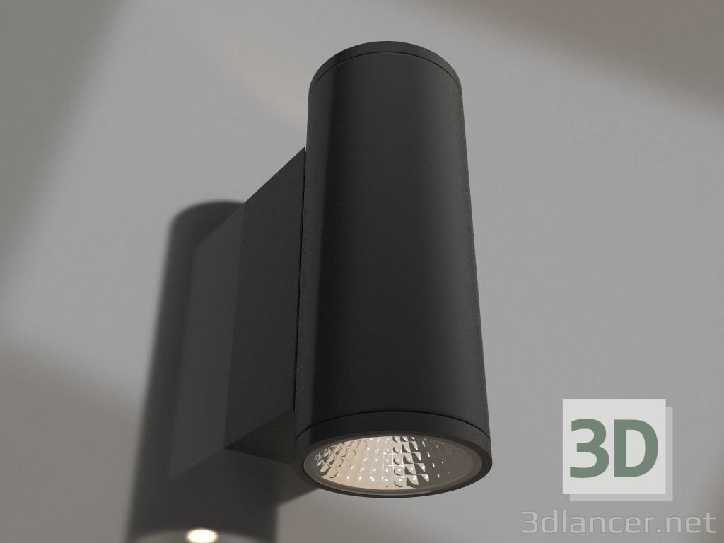 3D Modell Lampe LGD-FORMA-WALL-TWIN-R90-2x12W Warm3000 (BK, 44 Grad, 230V) - Vorschau