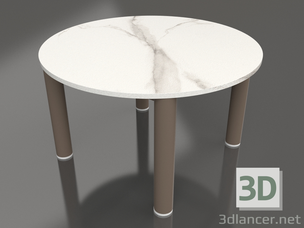 3d model Coffee table D 60 (Bronze, DEKTON Aura) - preview