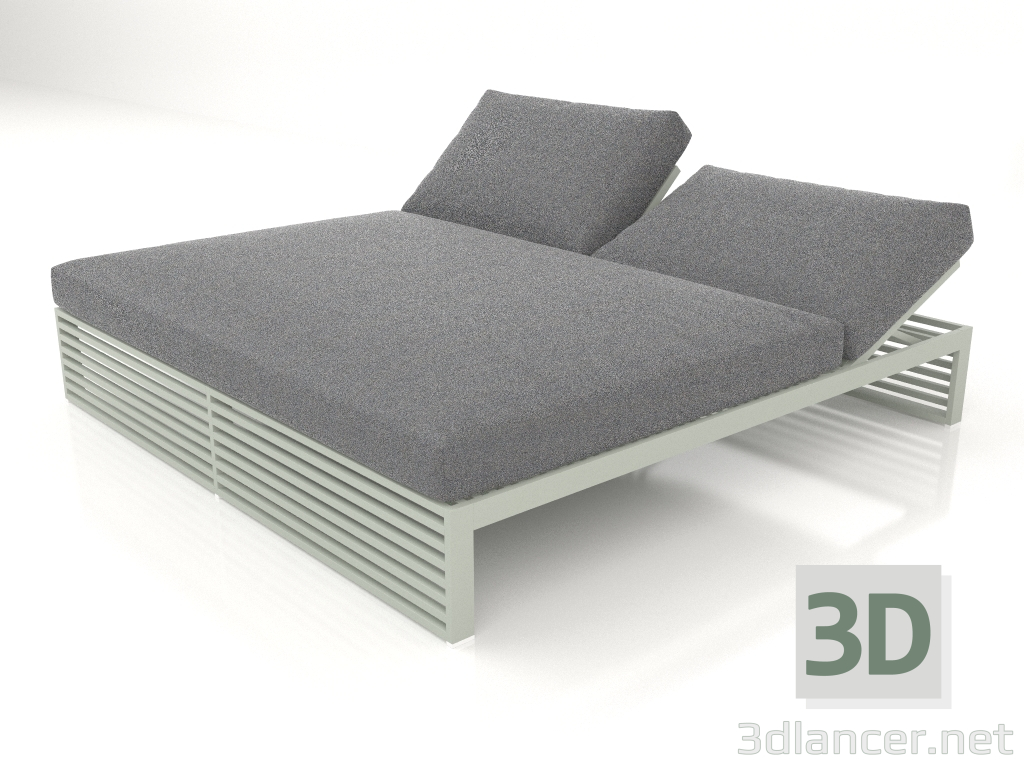 3d model Bed for rest 200 (Cement gray) - preview