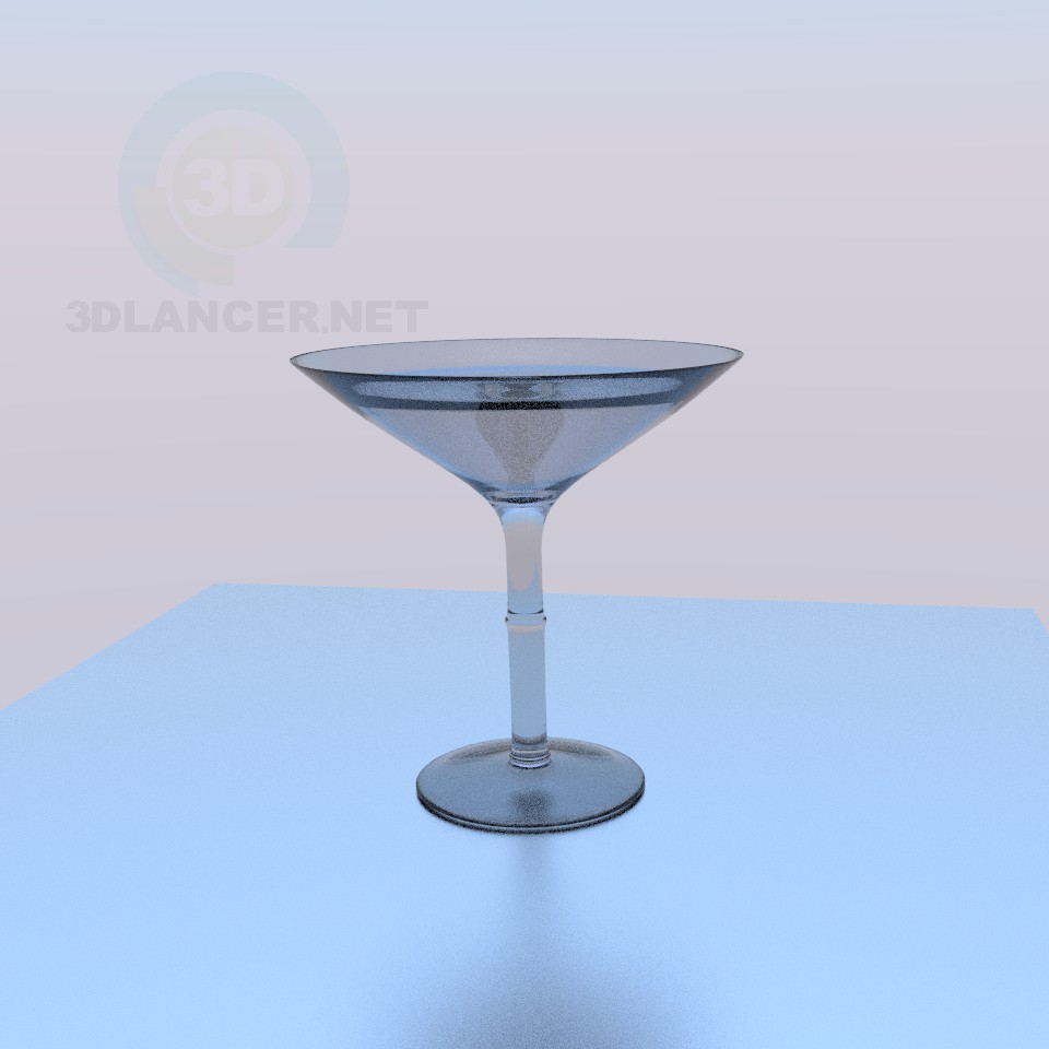 3D Modell Martini-Glas - Vorschau