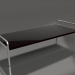 modèle 3D Table basse 153 avec plateau en aluminium (Noir) - preview