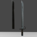 CUCHILLO JAPONÉS DE BAYONETA TIPO 30 | BAYONETA JAPONESA TIPO 30 3D modelo Compro - render