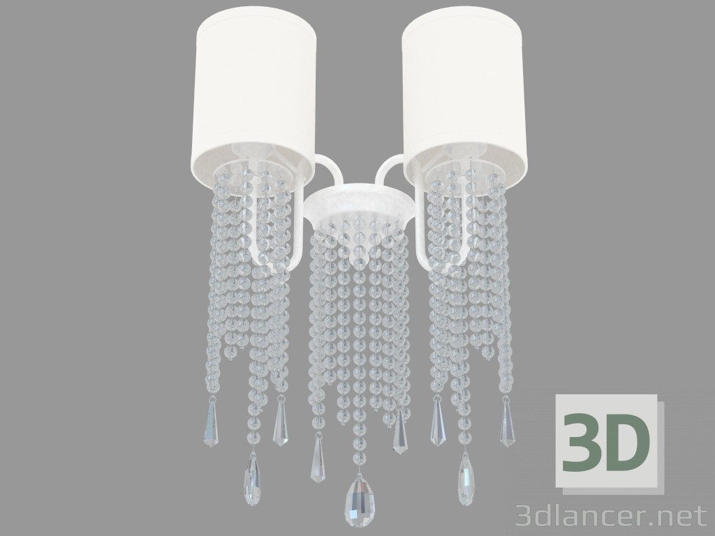 Modelo 3d cristal arandela (W110241 2) - preview