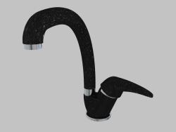 Washbasin mixer with spout F - graphite Nemezia (BEN 266M)