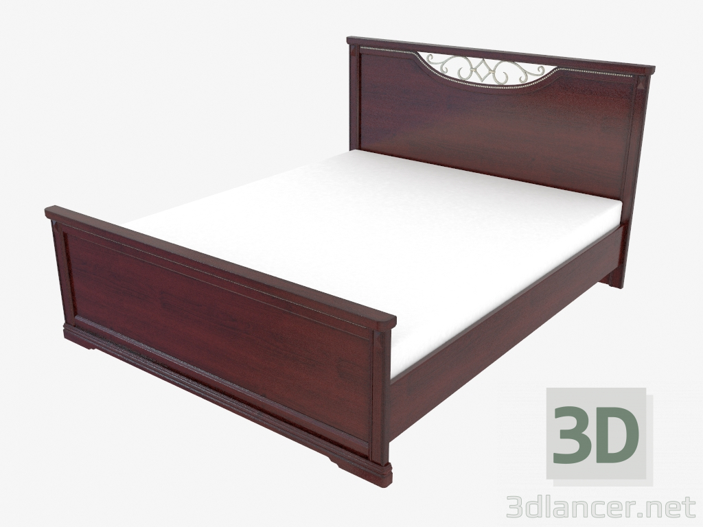 3D Modell Doppelbett (1570х1106х2097) - Vorschau