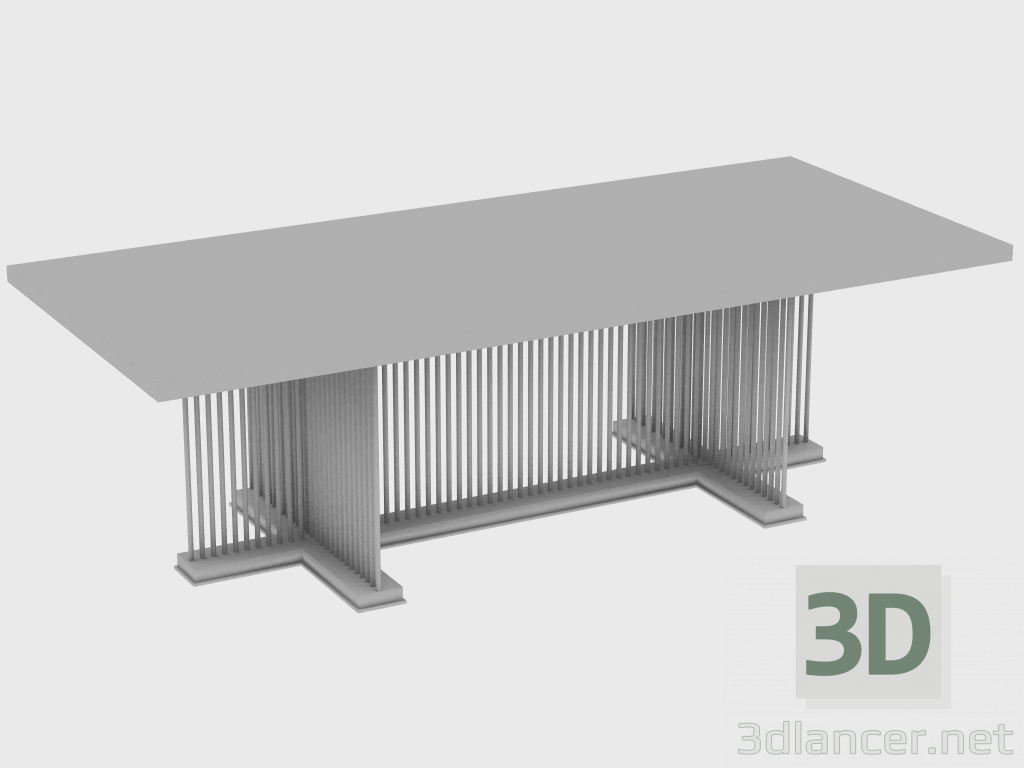 modello 3D Tavolo da pranzo SCHUBERT TABLE (250X110XH75) - anteprima