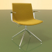 3d model Chair 6204 (4 legs, swivel, with armrests, LU1, with padding and pillow) - preview