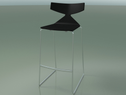 Silla apilable bar 3704 (Negro, CRO)