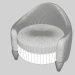 3d Armchair model buy - render