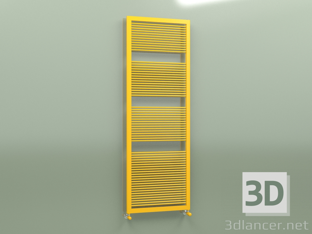 Modelo 3d Toalheiro aquecido LIKE (1806x632, amarelo melão - RAL 1028) - preview