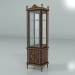 3d model 1-door glass cabinet (art. 14127) - preview