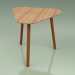 modèle 3D Table d'appoint 010 (Métal Rouille, Teck) - preview