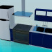 3d model Pequeña cocina - vista previa