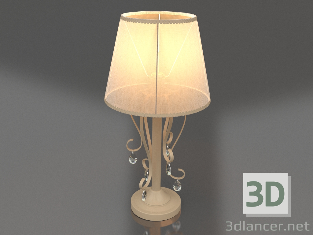 Modelo 3d Candeeiro de mesa Simone (FR2020-TL-01-BG) - preview