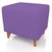 modèle 3D Pouf noir - preview