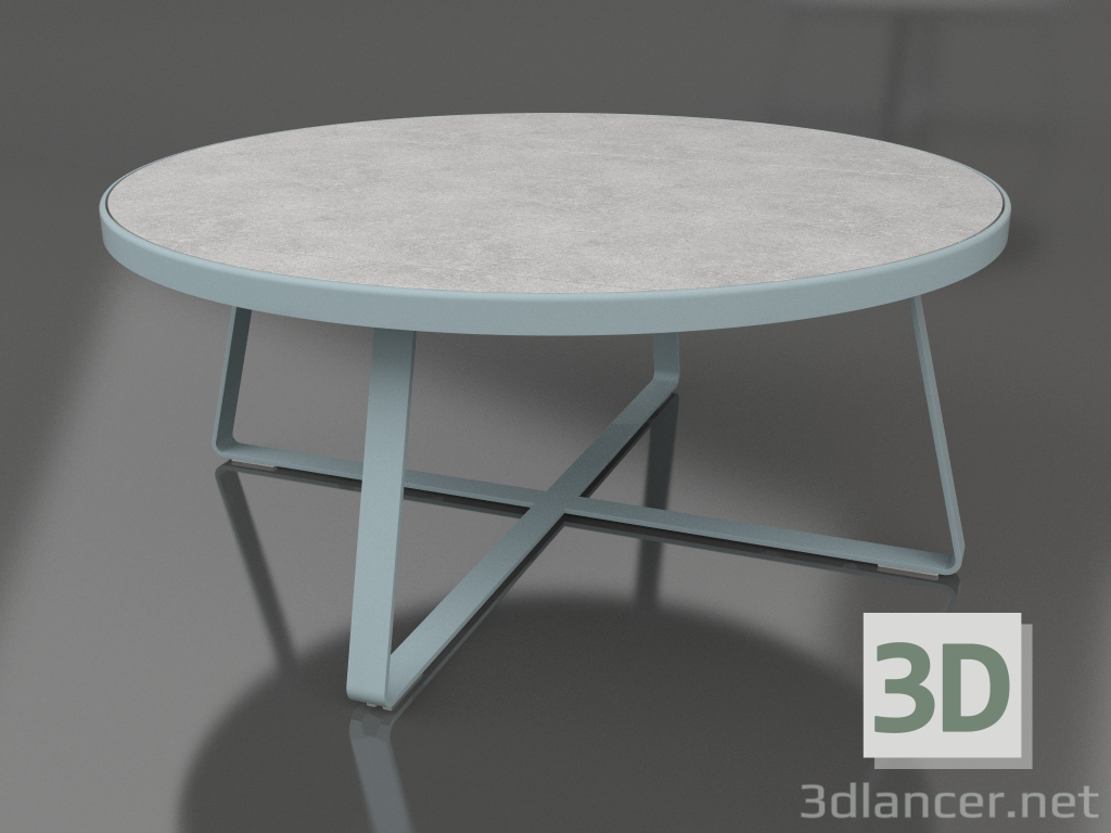 3d model Mesa de comedor redonda Ø175 (DEKTON Kreta, Azul grisáceo) - vista previa