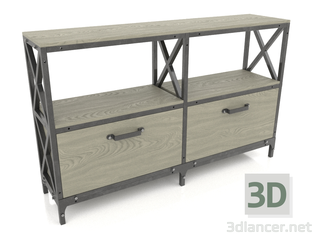 3d model Consola (2 secciones) - vista previa