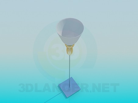 modello 3D Lampada da terra - anteprima