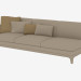 3d model Leather Sofa Oscar (258х98х83) - preview