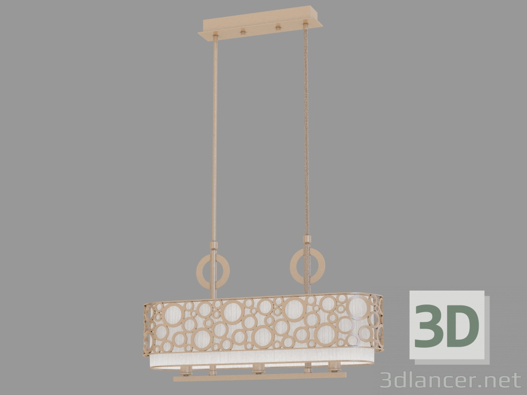 modello 3D lampada a sospensione con tonalità (S110182 3) - anteprima