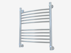 Heated towel rail Bohemia curved (600x500)